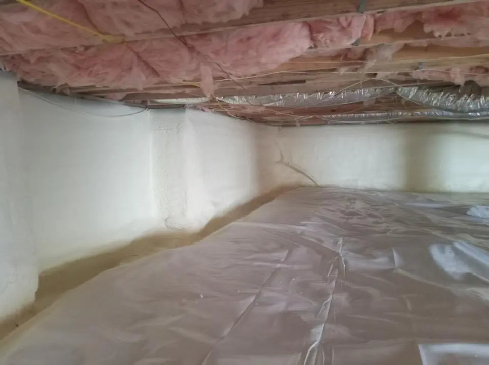 Crawl space encapsulation with closed-cell spray foam for Roof Maintenance in Brooklyn Park